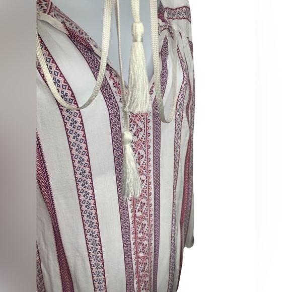 NWT Katherine Barclay Long Sleeve Boho Flowy Top Size Small - Picture 9 of 11